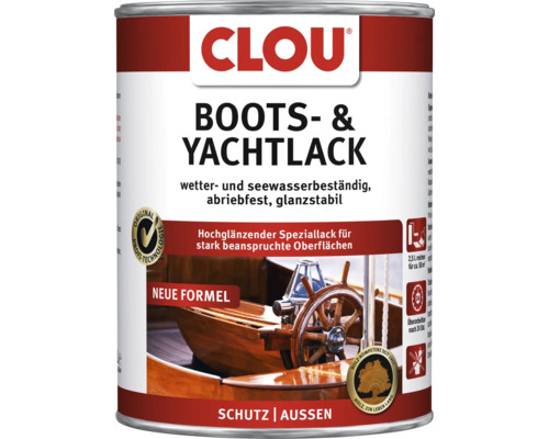 Clou Boots- und Yachtlack Dose für den Außenbereich