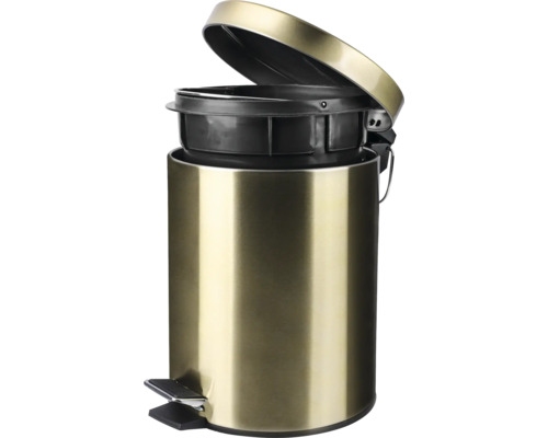 Abfalleimer mit Pedal und offenem Deckel