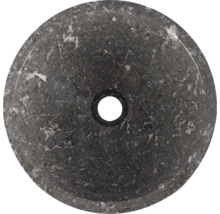 Rundes Aufsatzwaschbecken aus Naturstein mit Ablauf