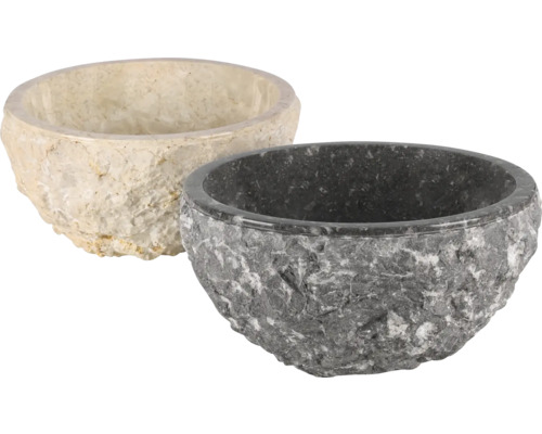 Zwei Waschbecken aus Stein