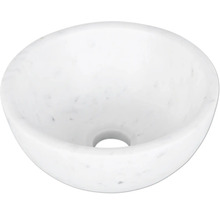 Aufsatzwaschbecken aus Marmor in runder Form
