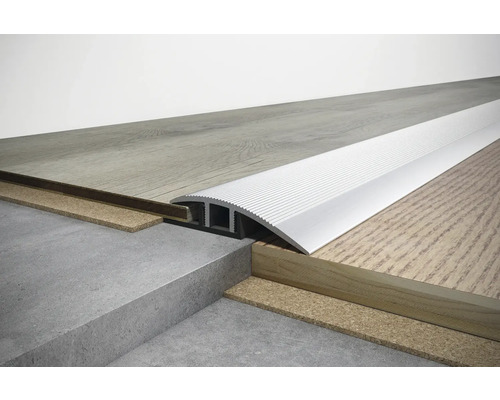 Aluminium Übergangsprofil zwischen zwei Bodenbelägen