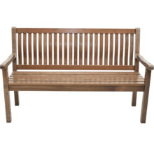 Holz Gartenbank mit Armlehnen