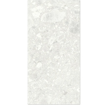 Nahaufnahme einer Bodenfliese mit gesprenkeltem Muster