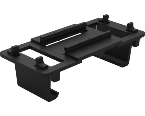 Schwarze Montagehalterung für Befestigungszwecke