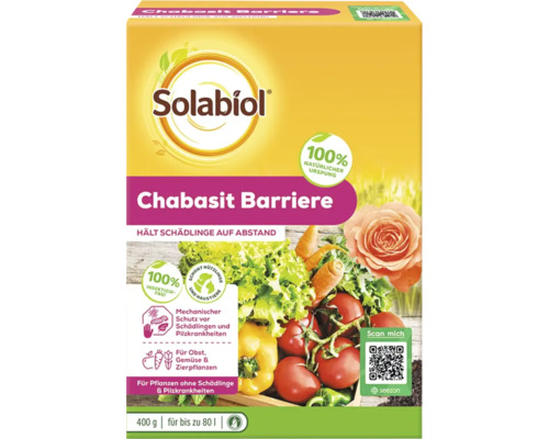 Solabiol Chabasit Barriere zum Schutz von Pflanzen vor Schädlingen und Pilzkrankheiten