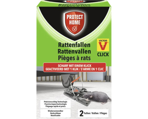 Rattenfalle im Pack von zwei Stück