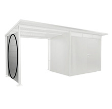 Abbildung eines Gerätehauses mit seitlicher Schiebetür