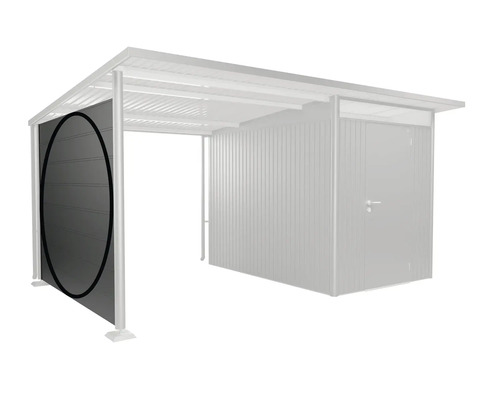 Seitenwandelement für Gerätehaus oder Carport
