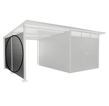 Carport mit Seitenwand zum Schutz vor Witterungseinflüssen