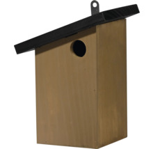 Vogelhaus aus Holz mit Loch als Eingang