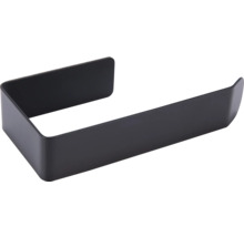Schwarzer Papierrollenhalter zur Wandmontage