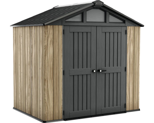 Gartenschuppen mit Doppeltür und Dachfenster