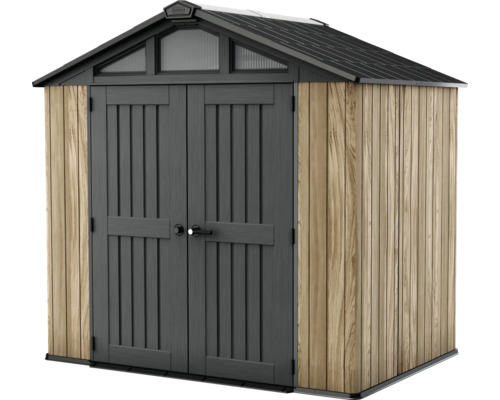 Gartenschuppen mit Doppeltür und Oberlicht