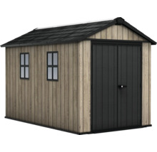 Gartenschuppen mit Doppeltür und zwei Fenstern