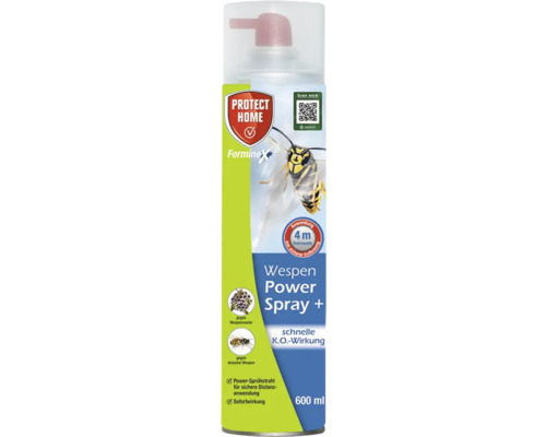 Wespen Powerspray + Protect Home 600 ml Protect Home Forminex Wespenspray, 600 ml, zur Bekämpfung von Wespen und Wespennestern