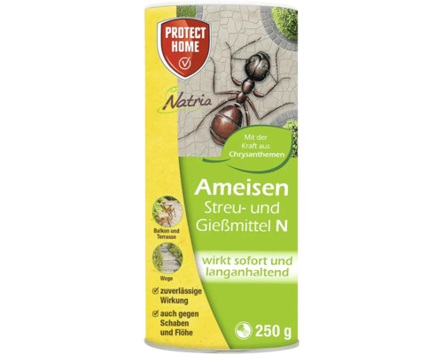 Natria Ameisen Streu- und Gießmittel N, 250 Gramm Packung
