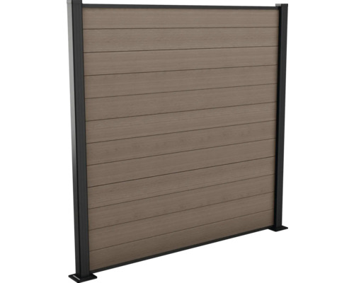 Gartenzaun aus Holz mit Rahmen