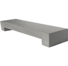 Grauer Beton Bordstein