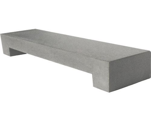 Grauer Beton Bordstein