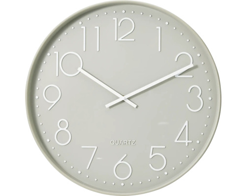 nicht übersetzungsrelevant Runde Quarzwanduhr mit Stunden- und Minutenzeiger