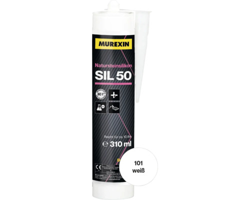 Murexin Natursteinsilikon SIL 50, Kartusche mit 310 ml Inhalt