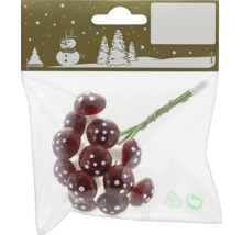 Dekorative Fliegenpilze im Beutel