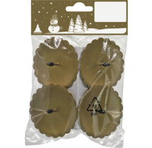 Kerzenhalter für Weihnachtspyramiden, Viererpack