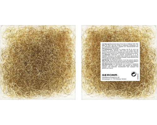 Packung goldfarbenes Blumendraht Bastelmaterial