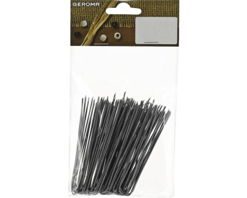 Deko-Efeunadeln blank 12/80 100g Packung U-förmige Haarnadeln