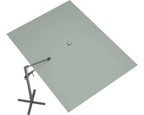 Rechteckiger Ampelschirm mit Standfuß