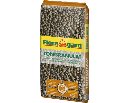 Packung Tongranulat mit fünf Litern von Floragard