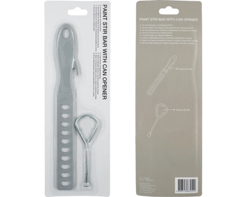 Zweierpack Rührstab und Farbdosenöffner Set