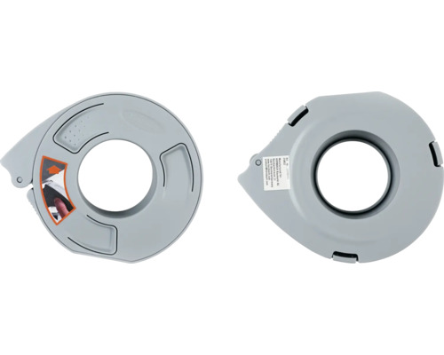 Zwei Ansichten eines Abisolierwerkzeugs für Kabel und Drähte mit runder Bauform