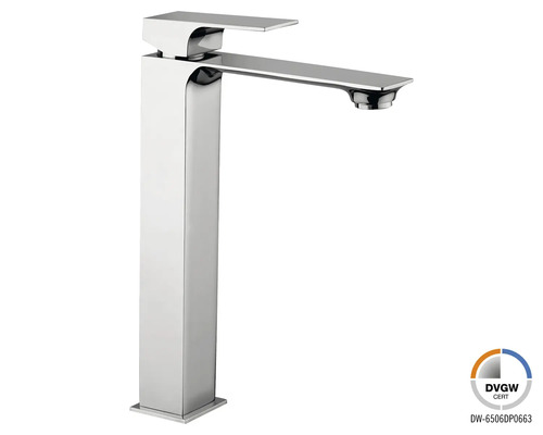 Waschtischarmatur Jungborn Zeta mit hohem Auslauf chrom Hoher Waschtischmischer aus Metall