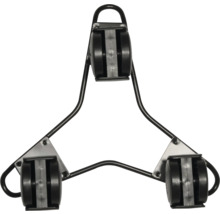 Wandhalterung für Geräte mit drei Haltevorrichtungen