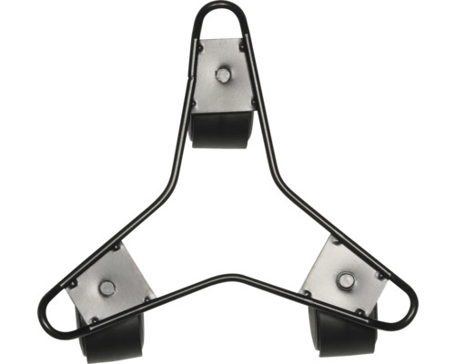 Wandhalterung für drei Rollen