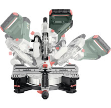 Metabo Kapp- und Gehrungssäge zeigt verschiedene Schnittwinkel