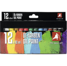 The Wall Art Ölfarben Set mit zwölf Farben in Tuben