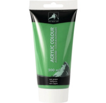 Tube mit Acrylfarbe Saftgrün, 200 Milliliter