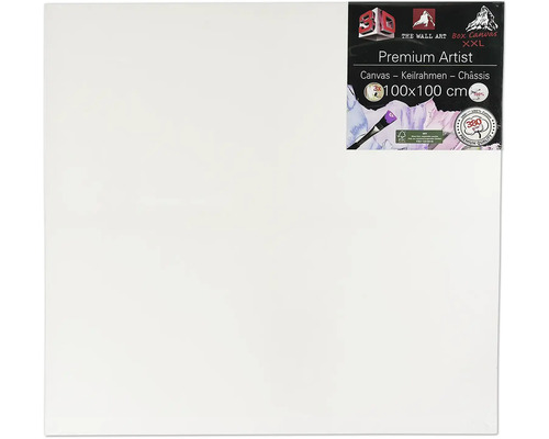 Keilrahmen Leinwand mit den Maßen 100 x 100 cm