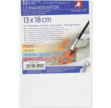 Leinwandkarton 13 x 18 cm, geeignet für Tempera, Gouache, Acrylfarben und Ölfarben