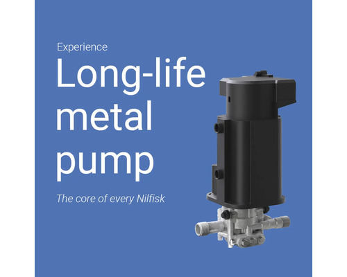 Nilfisk Hochdruckreiniger Pumpe aus Metall
