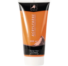 Tube Acrylfarbe Orange Gelb, 200 ml