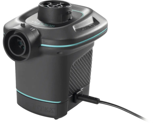 Elektro-Kompressorpumpe für Poolzubehör schwarz Elektrische Luftpumpe zum Aufpumpen von Luftmatratzen