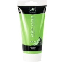 Tube mit hellgrüner Acrylfarbe, 200 ml