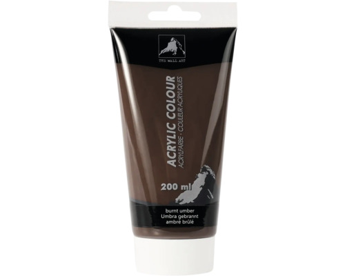 Tube Acrylfarbe Umbra gebrannt, 200 ml