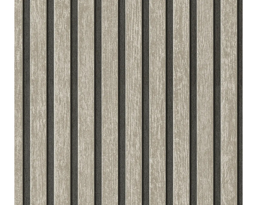 Dekorplatte mit Holzoptik und gerillter Oberfläche