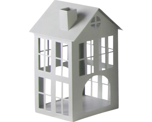 Dekoratives Windlicht in Form eines Hauses für eine stimmungsvolle Atmosphäre