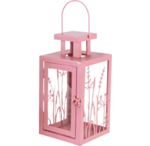 Dekorative Laterne aus Metall mit Pflanzendesign